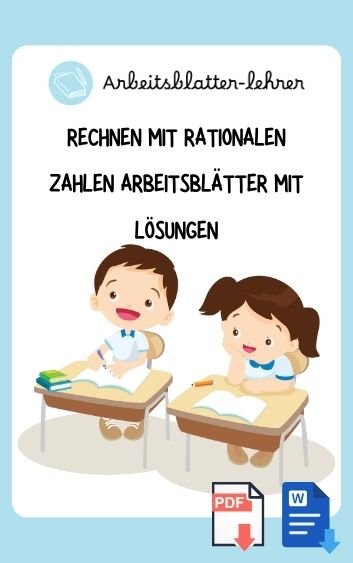 Rechnen Mit Rationalen Zahlen Arbeitsblätter Mit Lösungen Pdf Rechnen Mit Rationalen Zahlen Arbeitsblätter Mit Lösungen - Als PDF